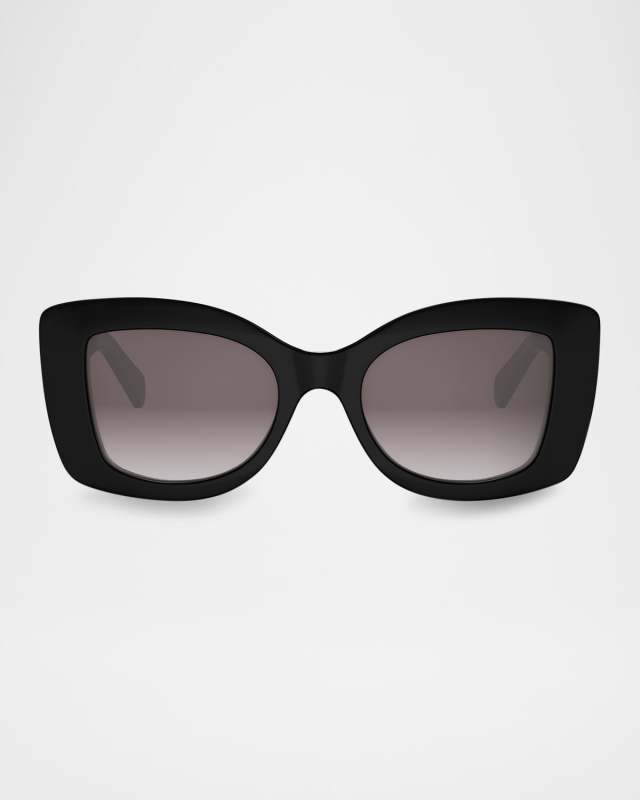 3 Dots Acetate Butterfly Sunglasses